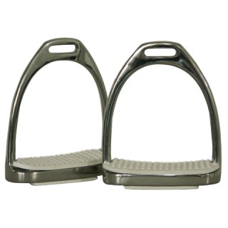 Stirrup iron / stainless steel ( 4 3/4&quot;) pair