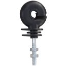Ring Insulator, bolt with wing nut (black) single