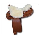 Seat saver western with horn cout cut