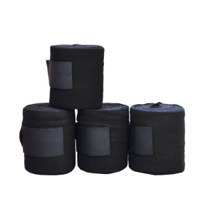 Fleece Bandages (4 piece set) black