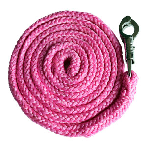 Lead-rope &quot;Meadow&quot; with panic hook pink