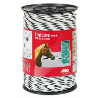 TopLine Plus, Seil, 200m, 6mm, wei&szlig;/schwarz, 6 x 0,25mm TriCOND