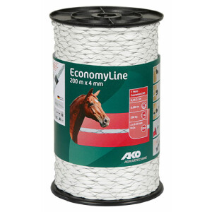EconomyLine Rope cross-wound 200m, 4mm white