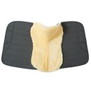 Lambskin saddle cloth, lambskin front and back