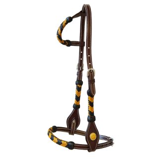 One-ear bridle &quot;Braided Elegance&quot; 