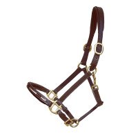 Leather halter "Noble Shine" Pony