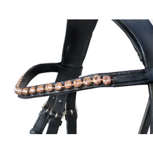 Bridle "Brianna" with detachable flash noseband