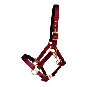 Halter "Glossy Design" Pony wine red