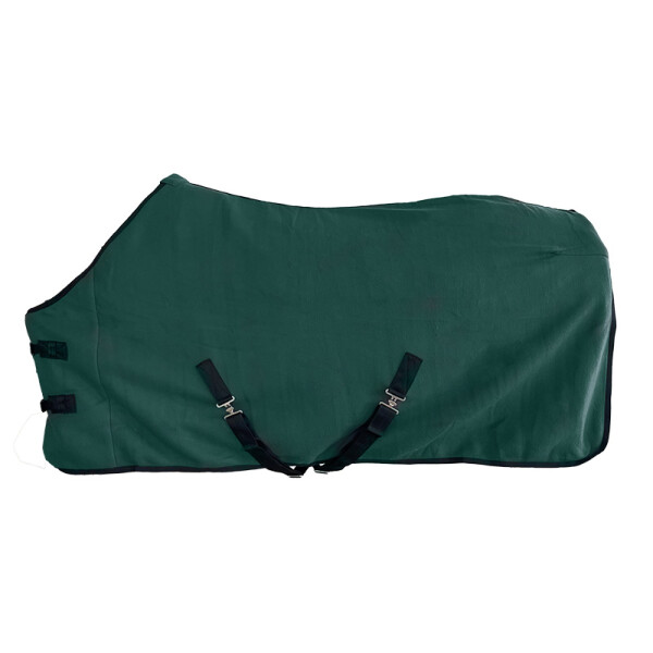 Fleece rug "Duval" 115 cm green