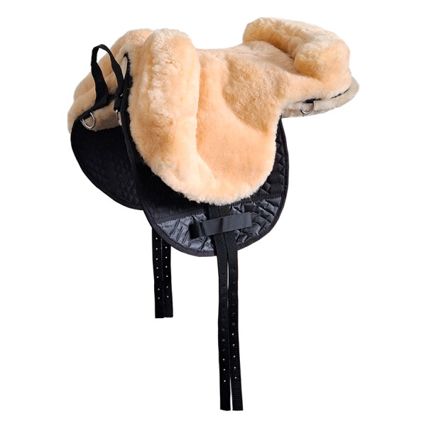 Lambskin saddle "German Riding" nature